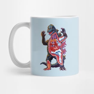 Godzilla anatomy Mug